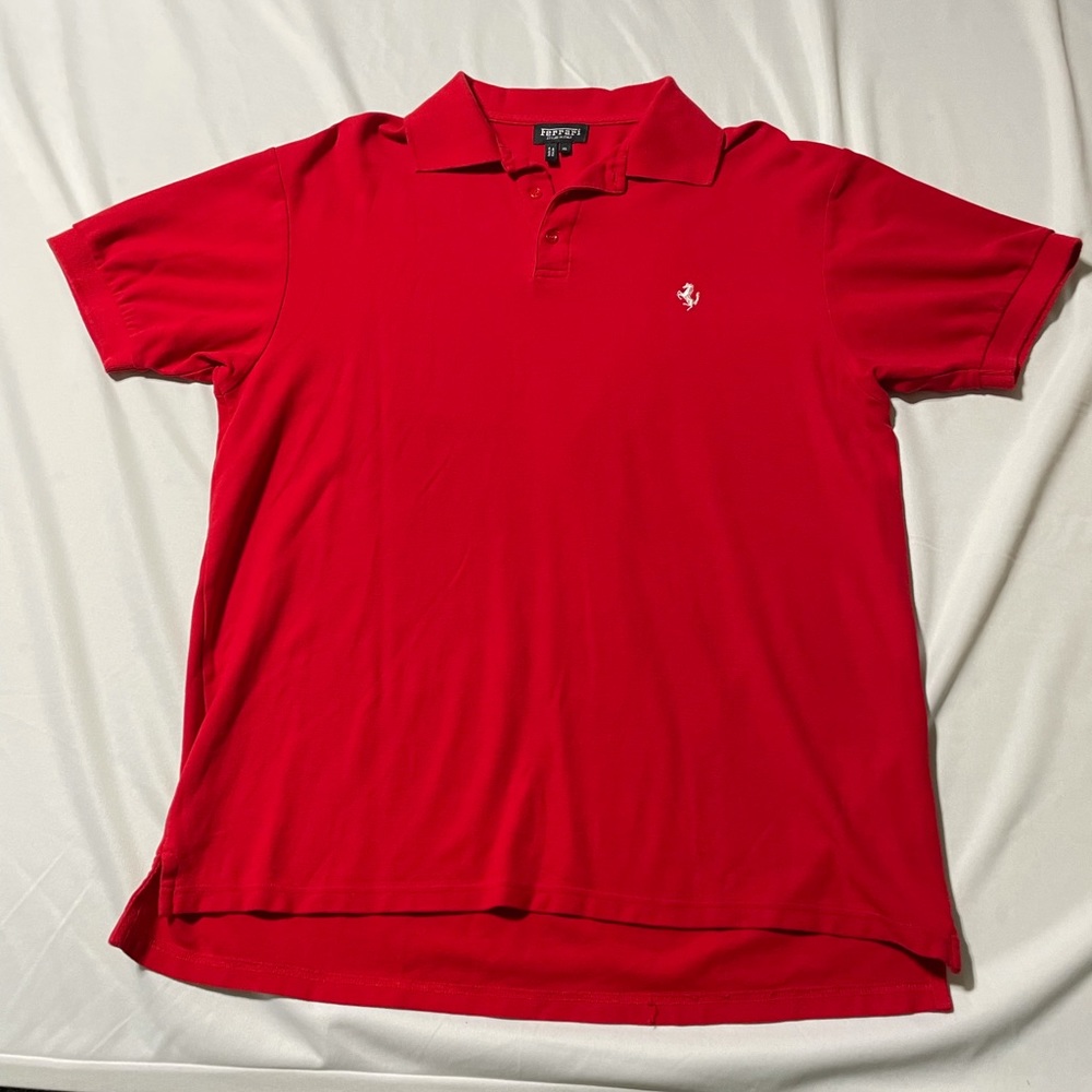 Ferrari three button polo